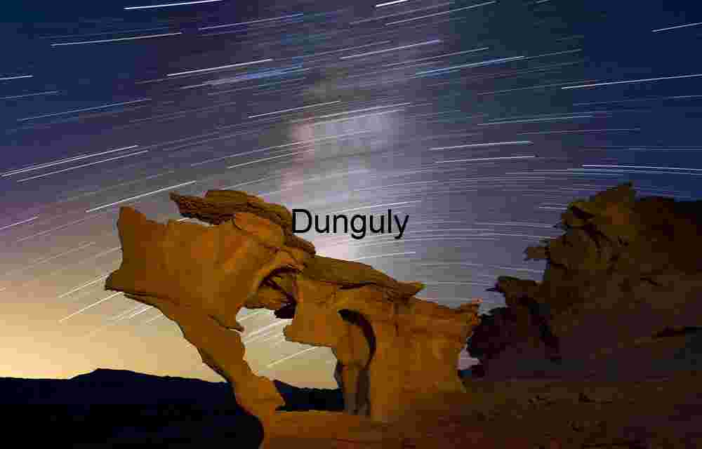 Star trails over Hobgoblin's Arch