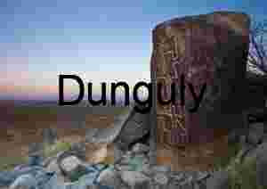 Stela petroglyph, Three Rivers