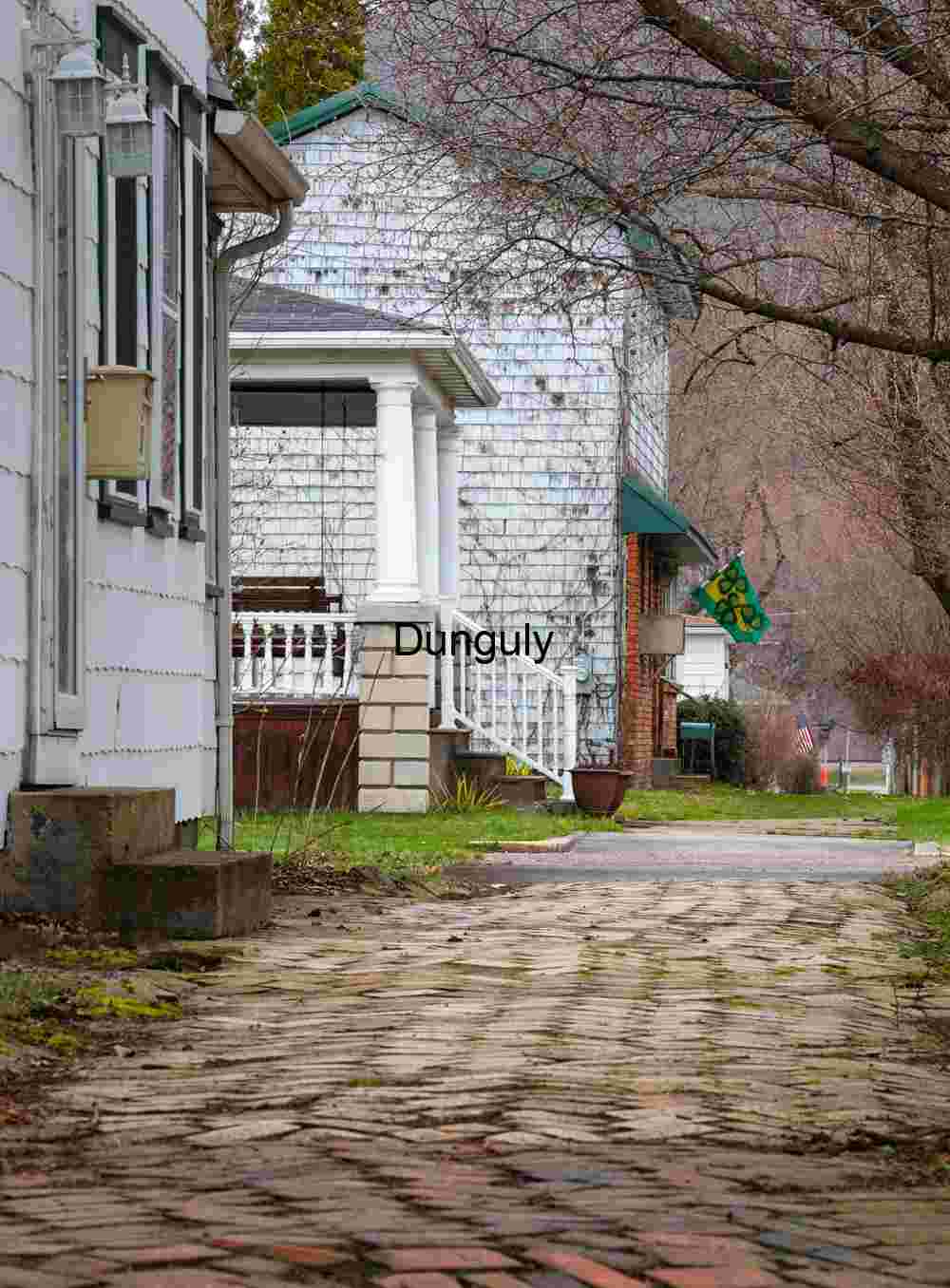Street in Confluence; GAP trail