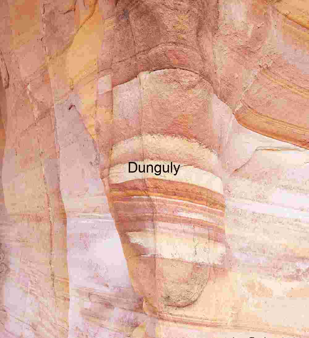 Striated pillar | Earthy Swirls & Veins