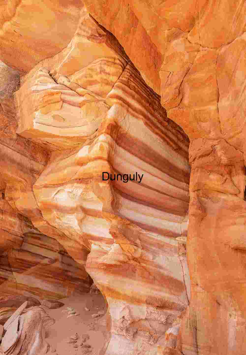 Striped outcrop | Nature's Pocketed Art