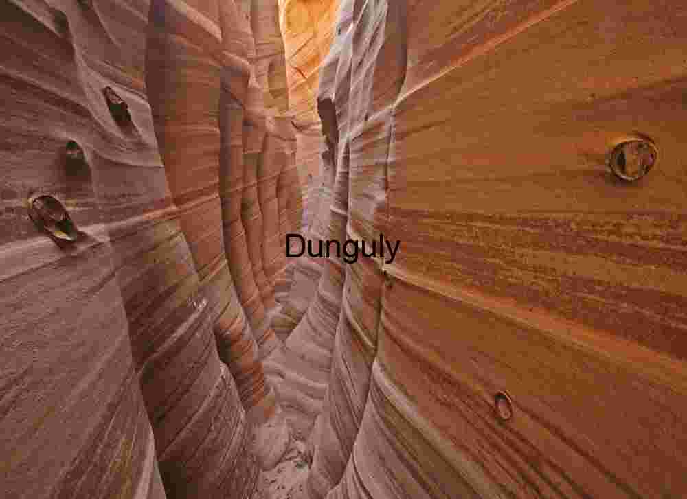 Zebra Canyon Slot: Stripes & Moqui Pebbles, Escalante