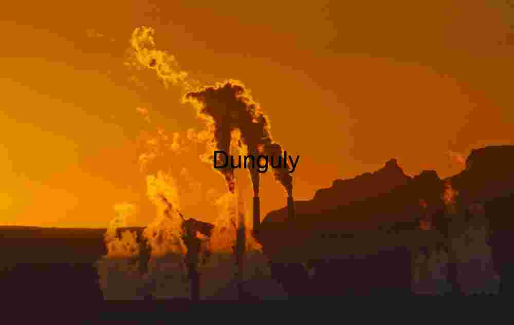 Navajo Power Plant Sunrise: Industrial Silhouette & Steam