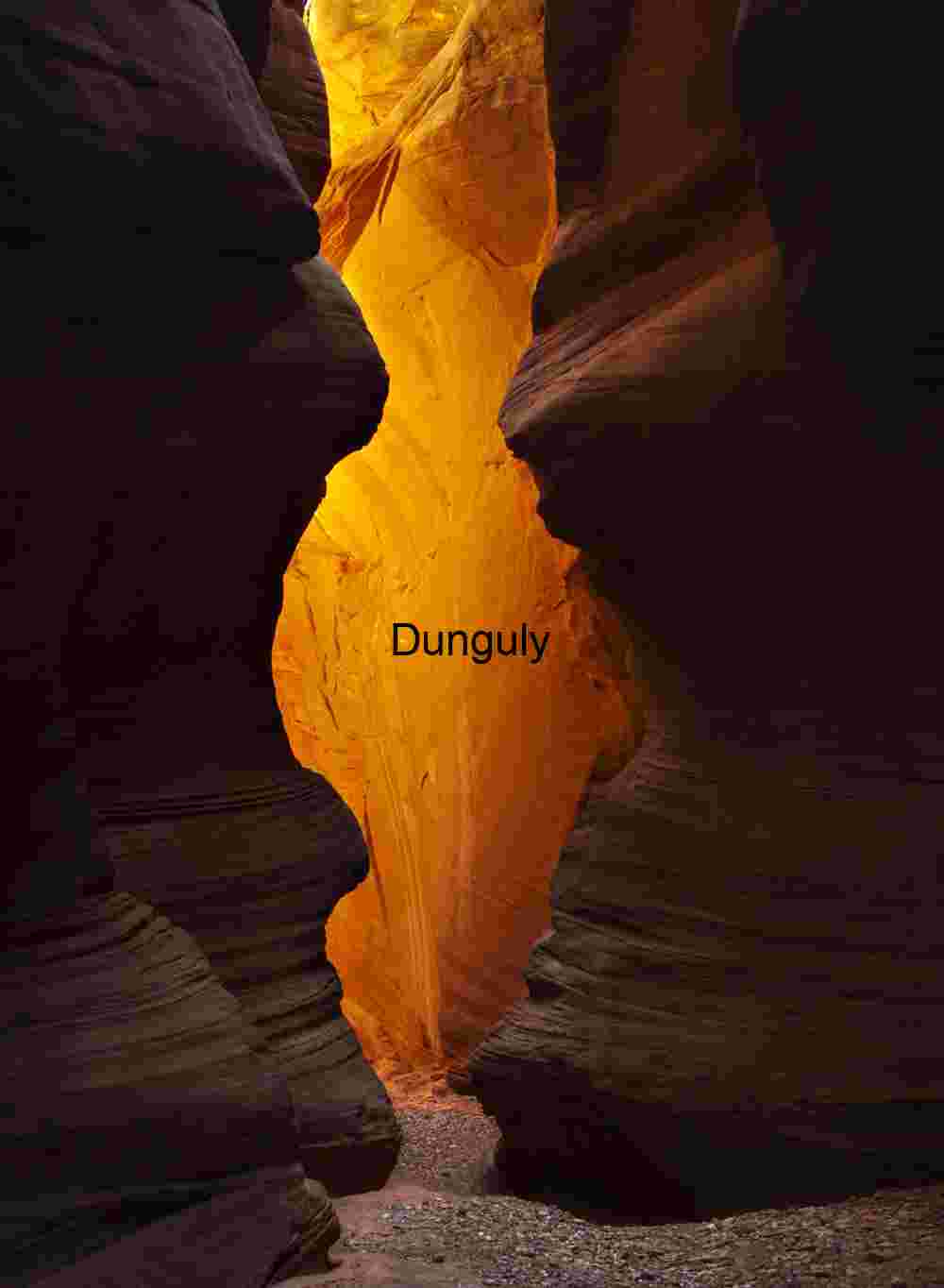 Symmetrical glow, Narrows of Happy Canyon, Orange Cliffs, Glen Canyon N.R.A.