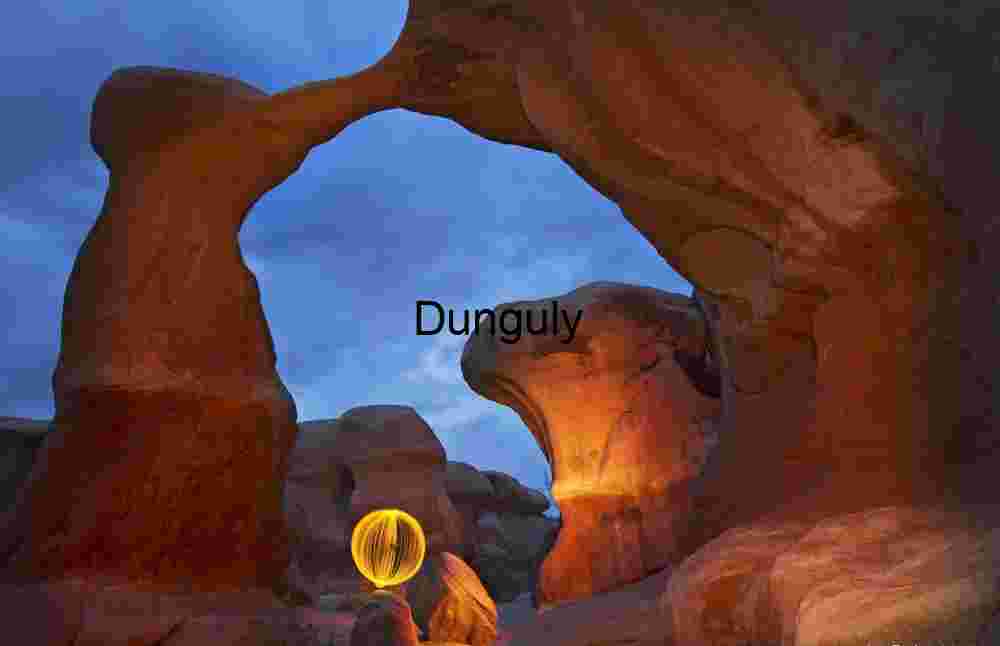 The Ball of Light visits Metate Arch; Devil's Garden, Escalante,Grand Staircase N.M.