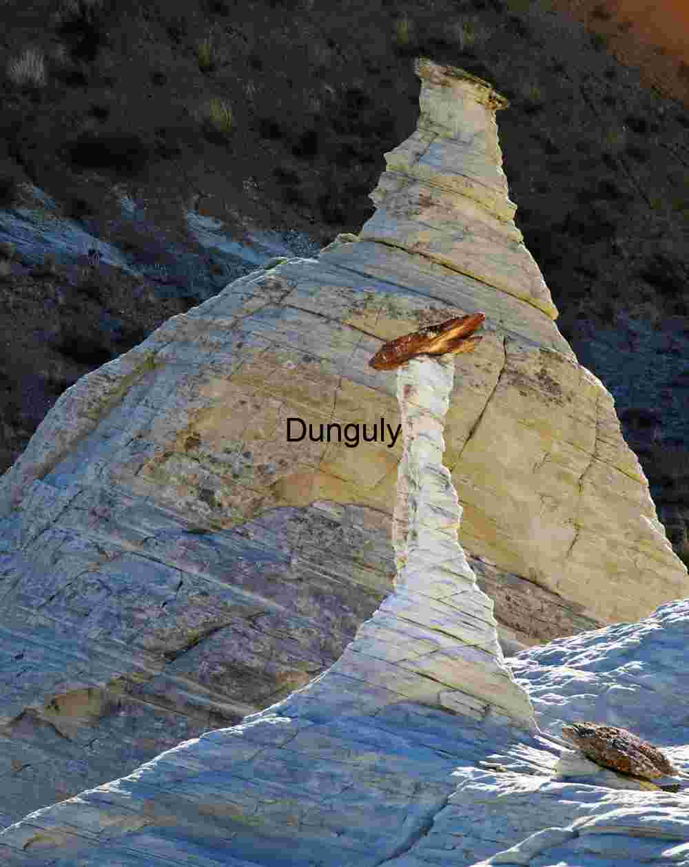 Thin man and fat boy; Upper White Rocks