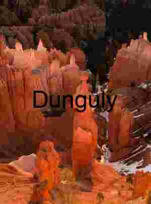 Thor's Hammer with sunrise backlight