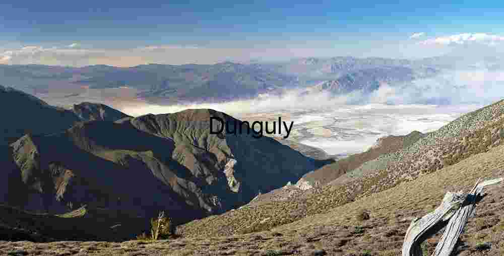 Saline Valley Panorama Mountain Pass Valley Fog Desert