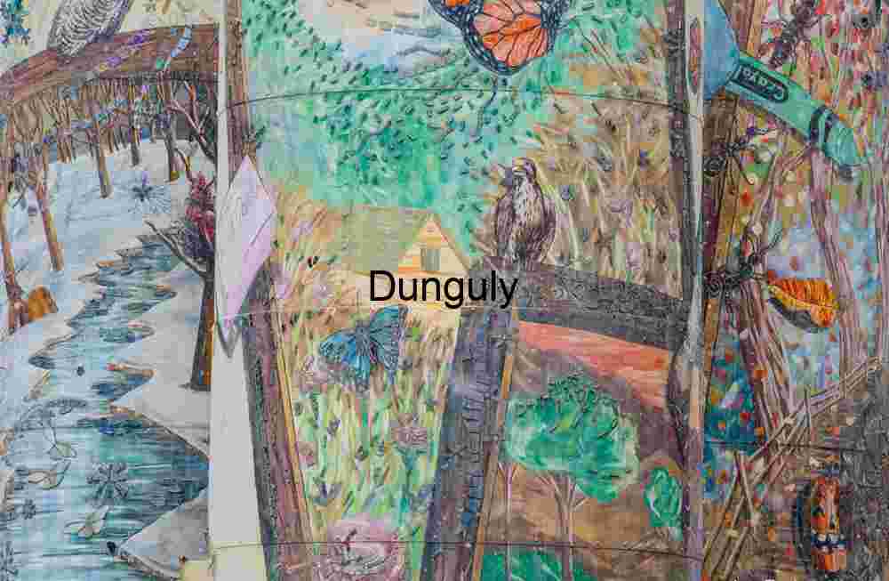 Three decorated tanks | Connellsville, GAP trail