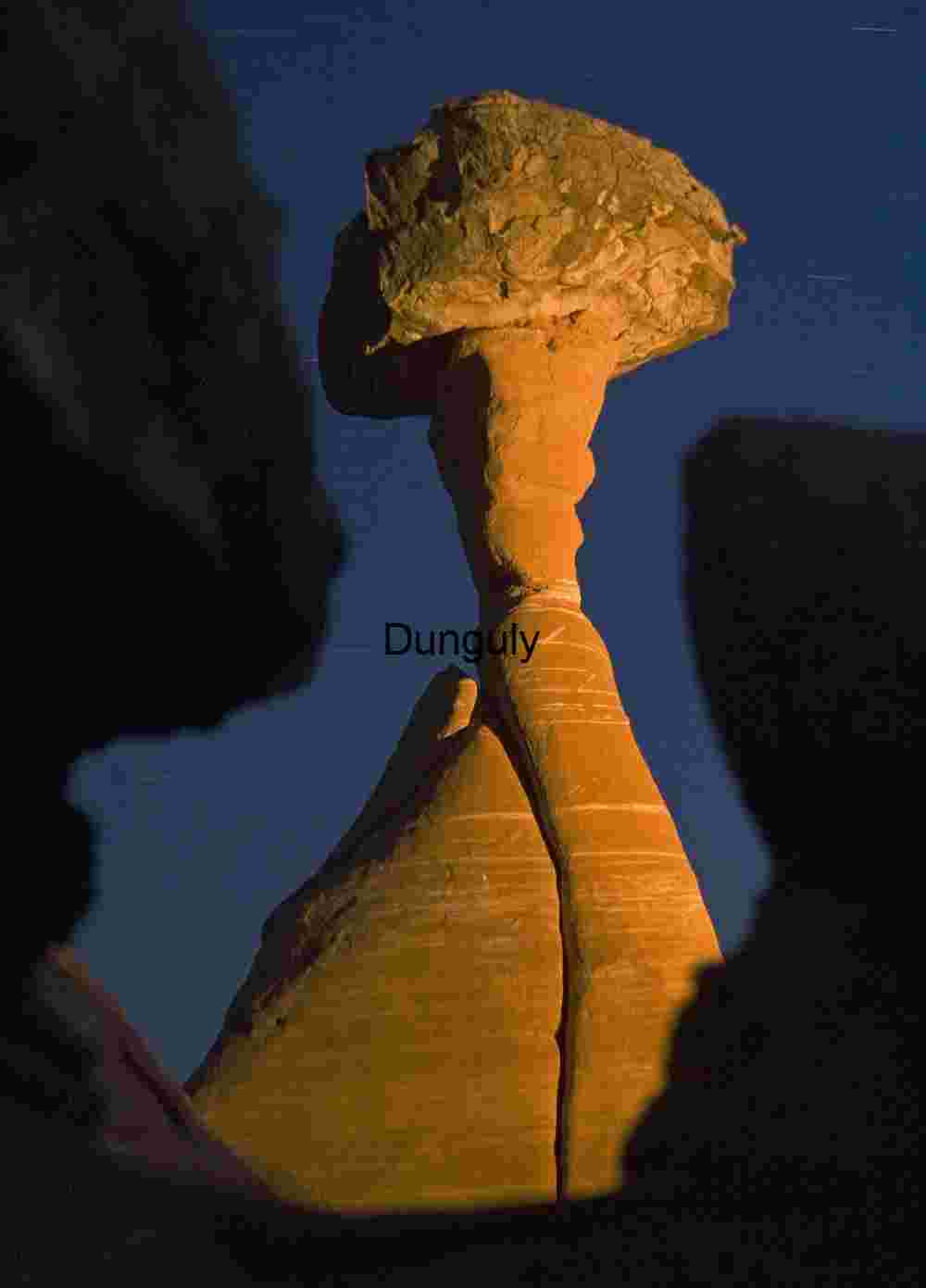 Toadstool Hoodoo by flashlight fill