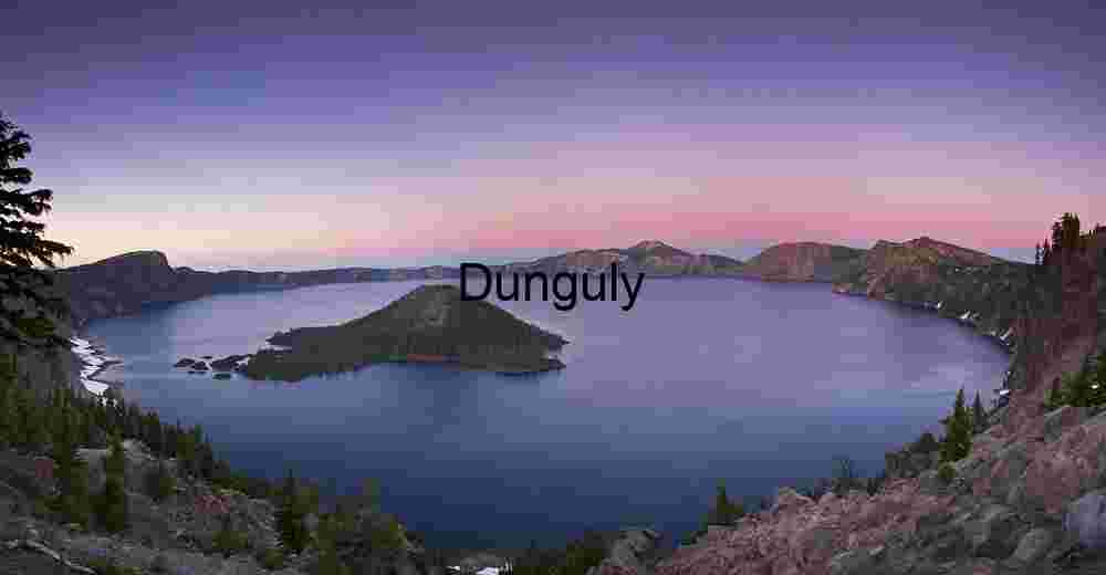 Twilight over Crater Lake National Park, Oregon Panorama