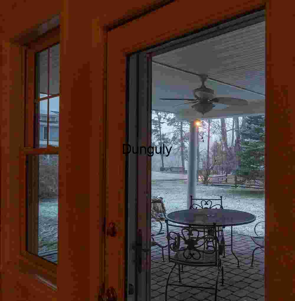 View from inside the Parker House | GAP trail