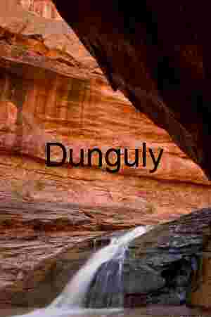 Waterfall from alcove, Coyote Gulch, Escalante