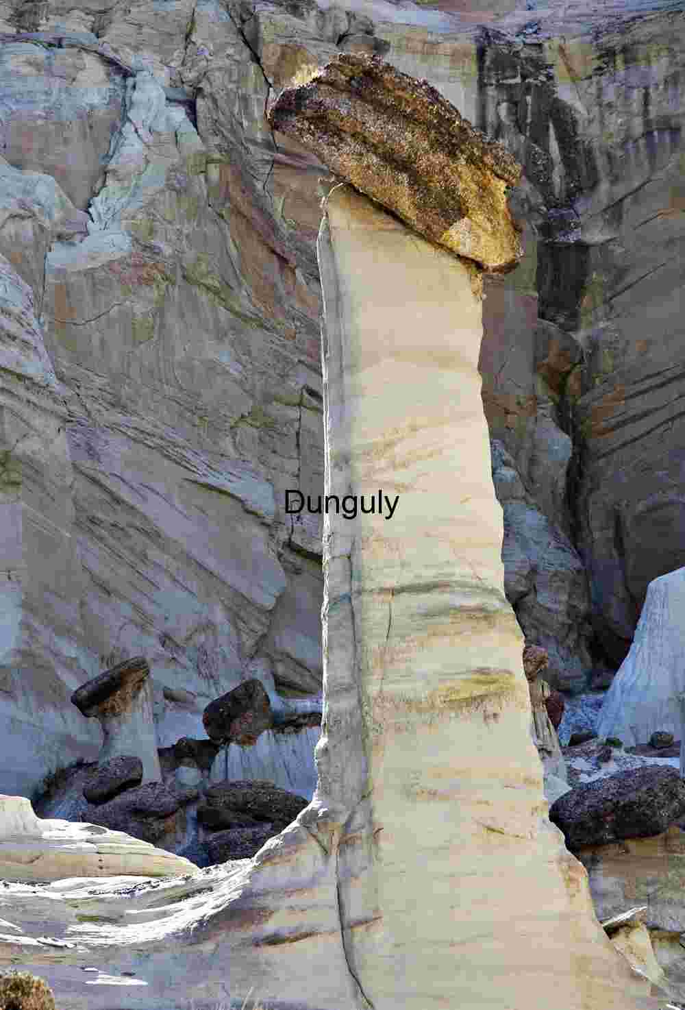 White hoodoo | Upper White Rocks Sandstone Landscape