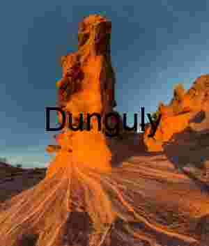 Beastie: Swirling Rock Formation at Sunset