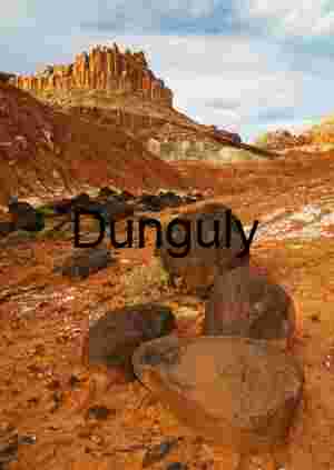 Desert Buttes & Red Boulders Landscape Art Print