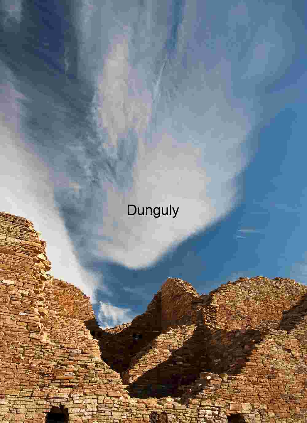 Cloudscape | Ancient Chetro Ketl Ruins, Chaco Canyon, New Mexico