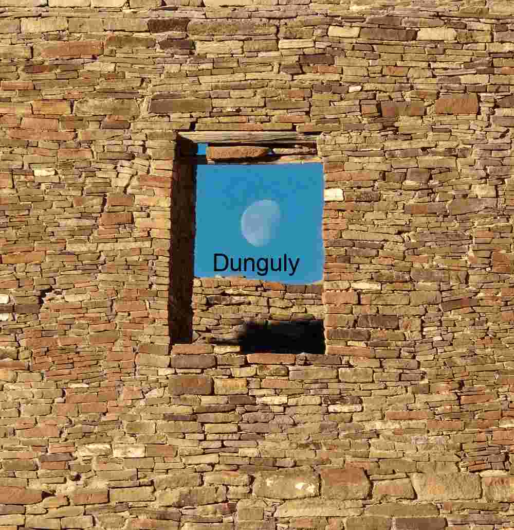 Windowed moon | Chaco Canyon Enfilade Doors: Ancient Pueblo Architecture