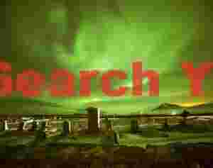 Aurora Dancing Above Búðir Church Graveyard