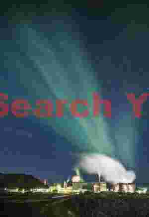 Aurora Above Blue Lagoon's Geothermal Power Plant
