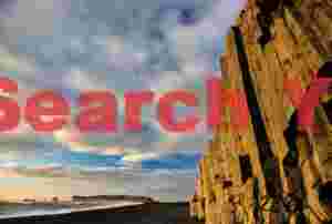 Glacial Ice Formation at Basalt columns