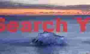 Berg at sea; Jokulsarlon beach