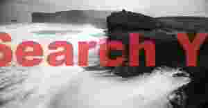 Big surf patterns; Dyrholaey, South Iceland