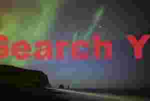 Blue Sky, Stars And Aurora Over Reynisdrangar Sea Stacks, South Iceland