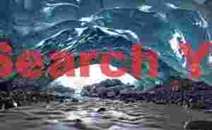 Glacial Ice Formation at Blue-white ice cave, Vatnajokull, Iceland