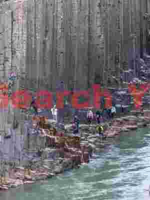 Geological Marvel: Climbing the columns