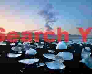 Cloud formation , Jokulsarlon beach
