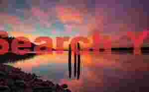 Columbia River Sunset Reflection