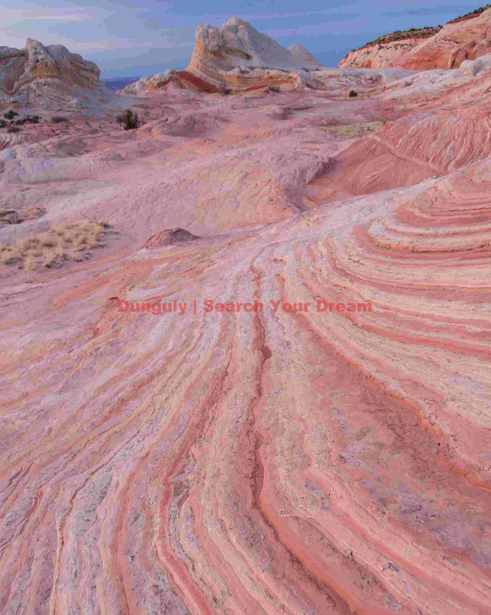 Converging swirls - White Pocket - Arizona