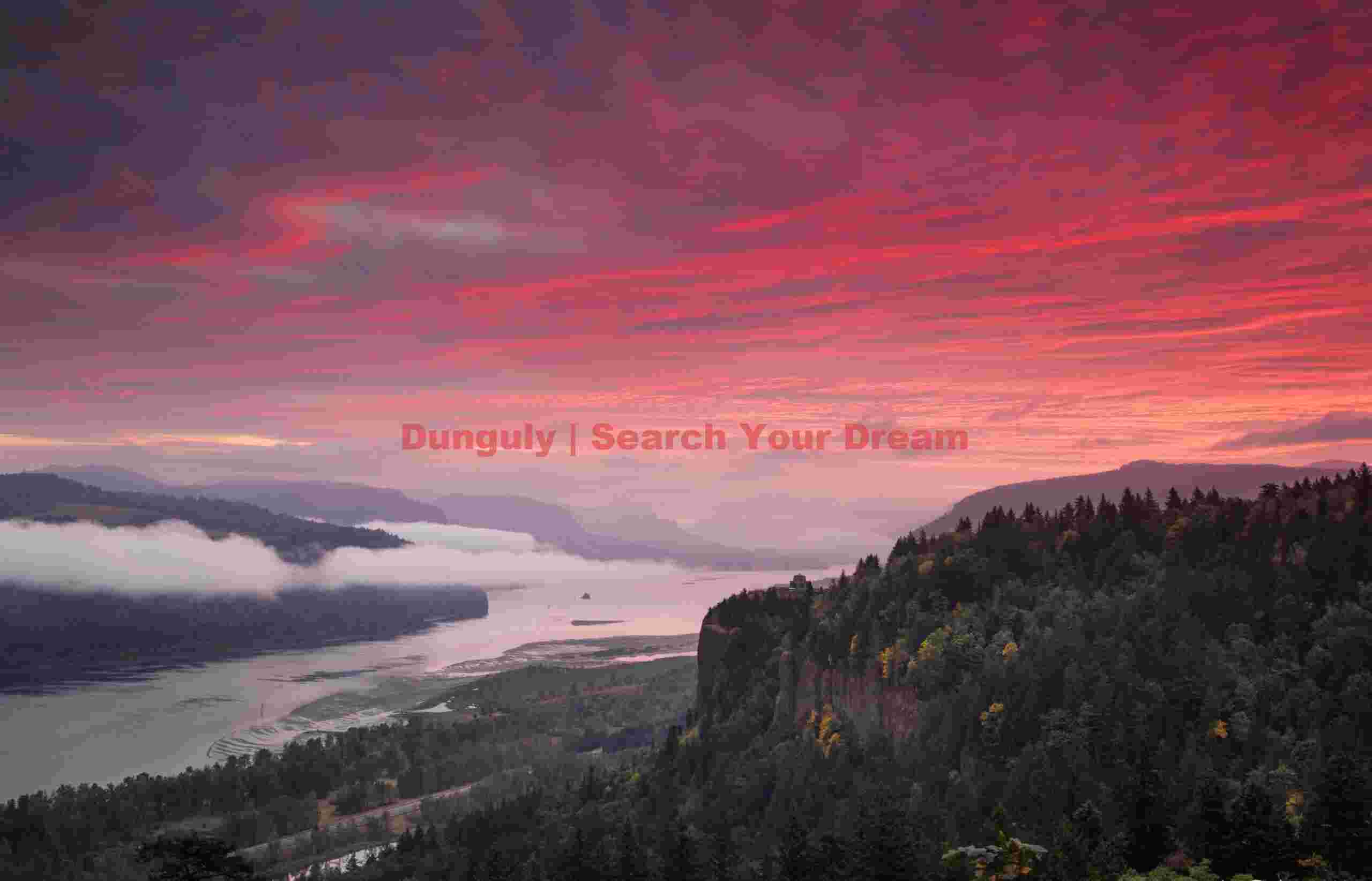 Crown Point Sunrise, Columbia River Gorge, Oregon