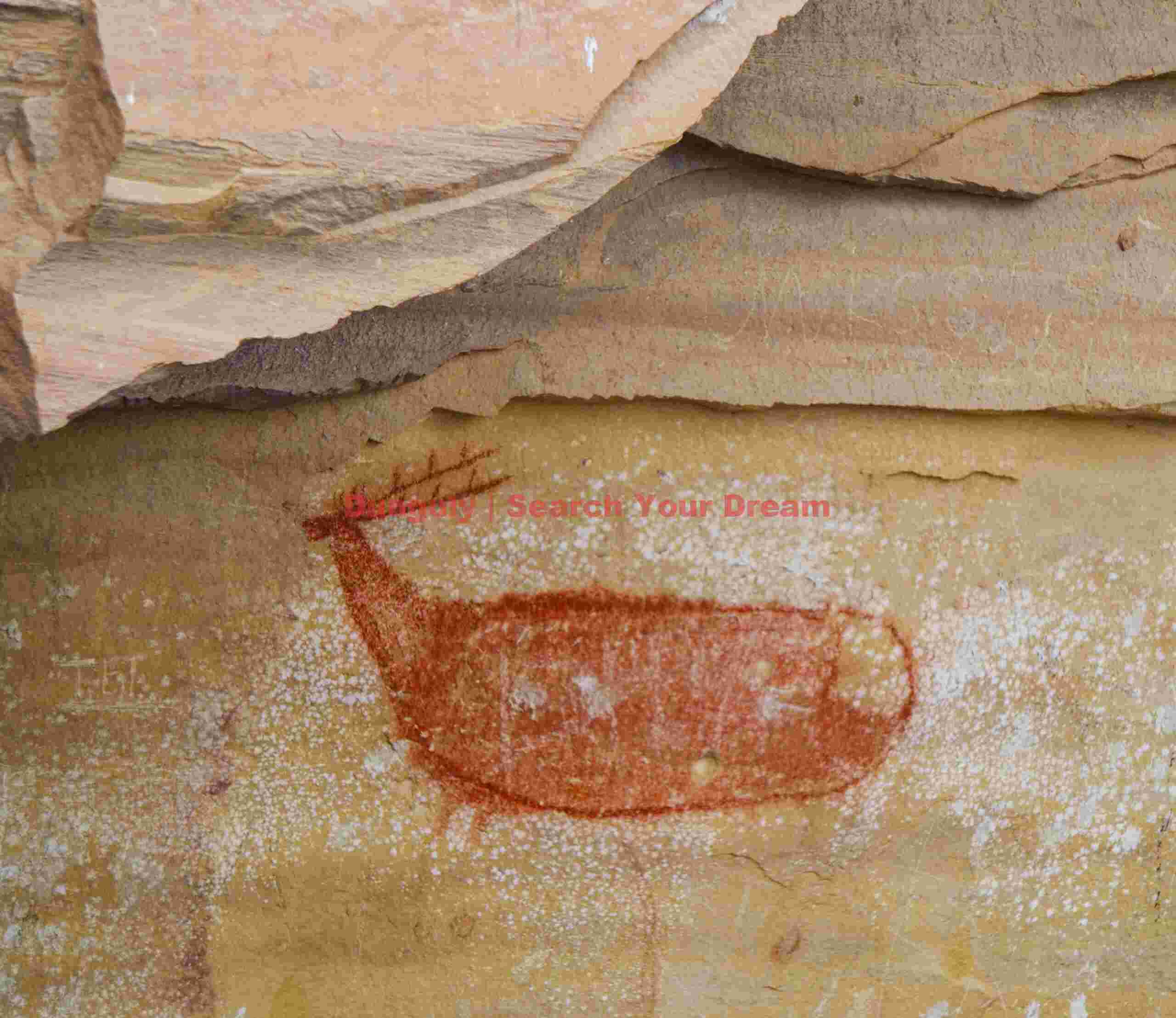 Desecrated Rock Art After Digital Restoration