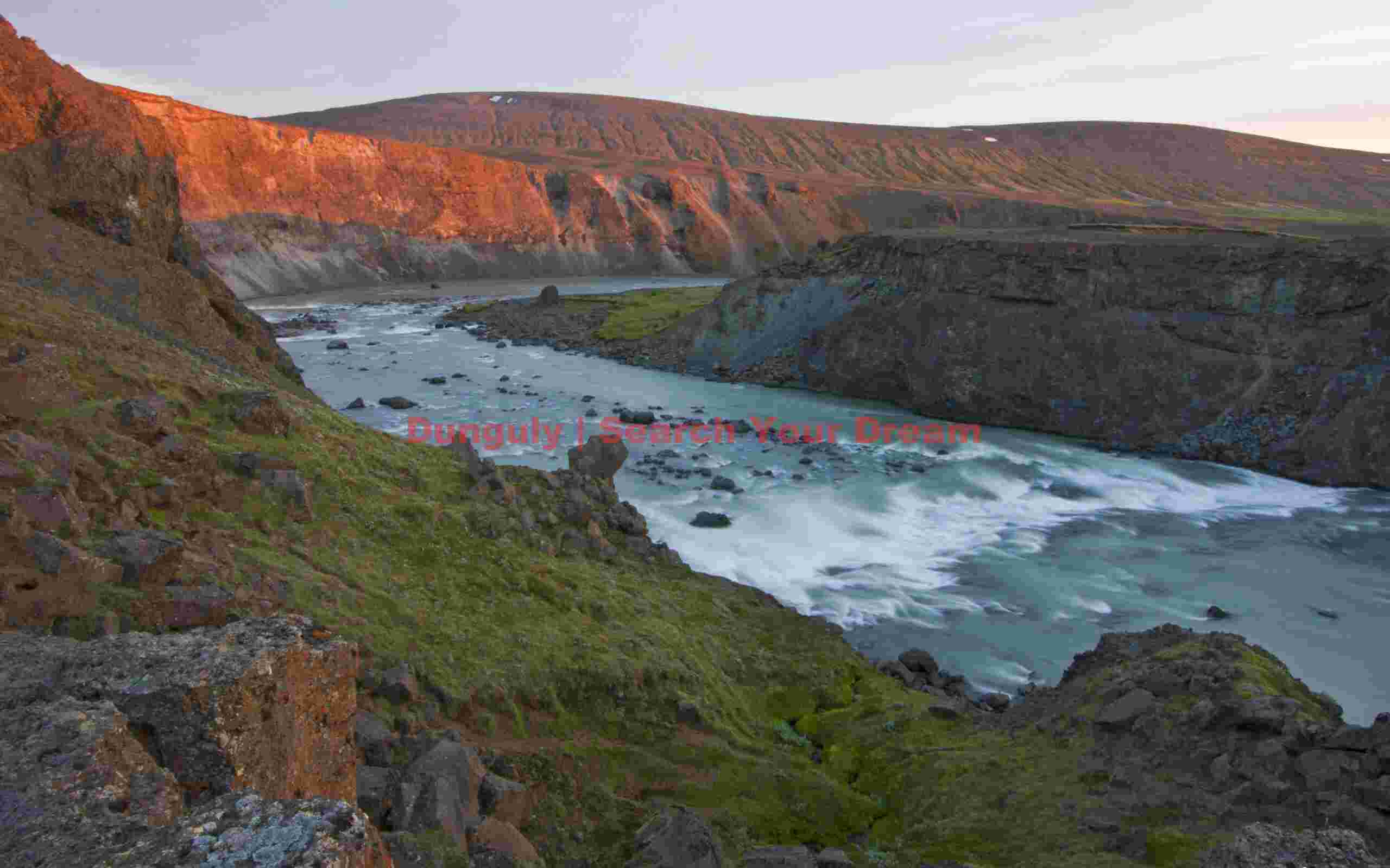 Downstream from Aldeyjarfoss