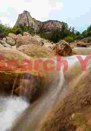 Ephemerall waterfall; Zion National Park