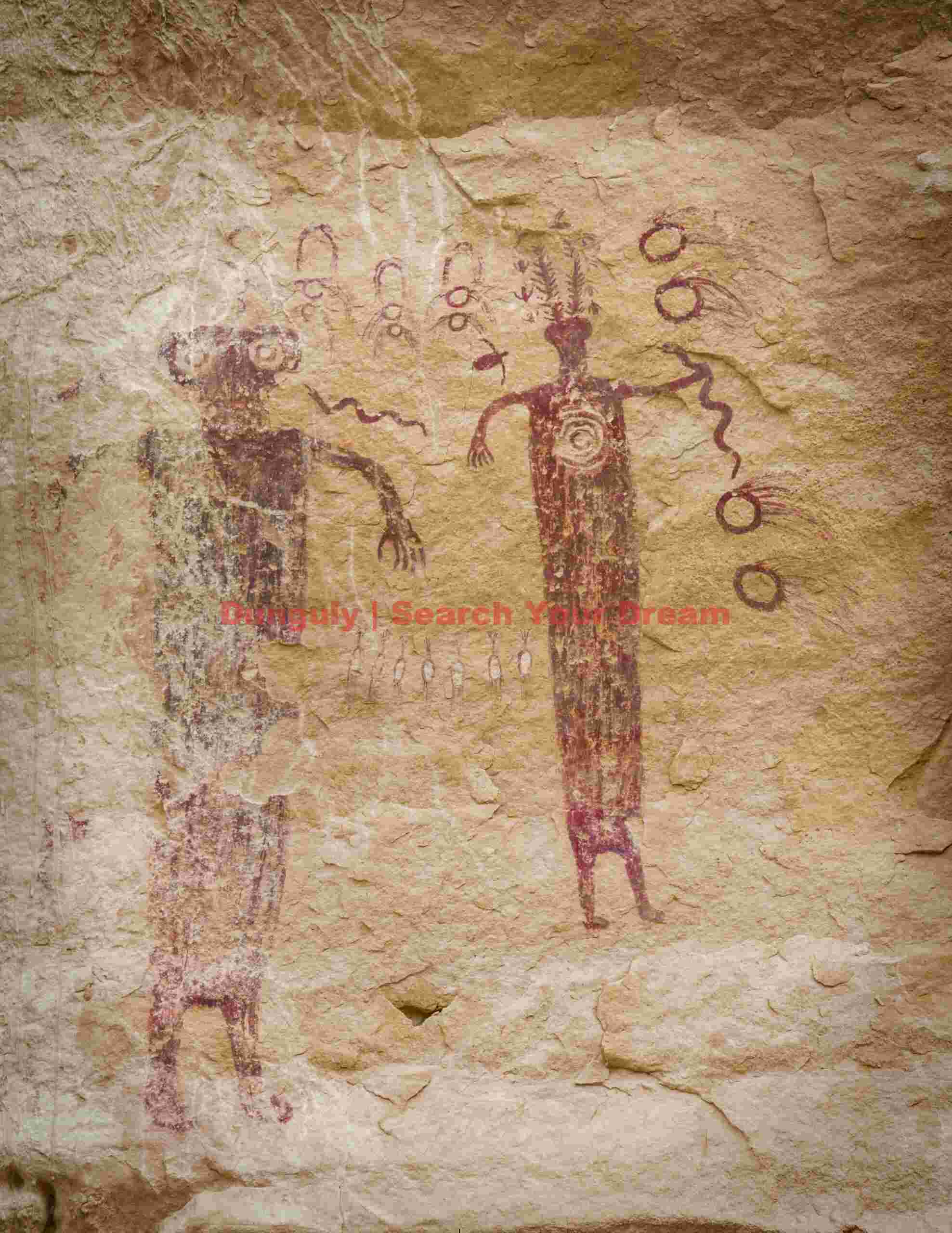 Friends of Sinbad Pictograph Panel at San Rafael Swell