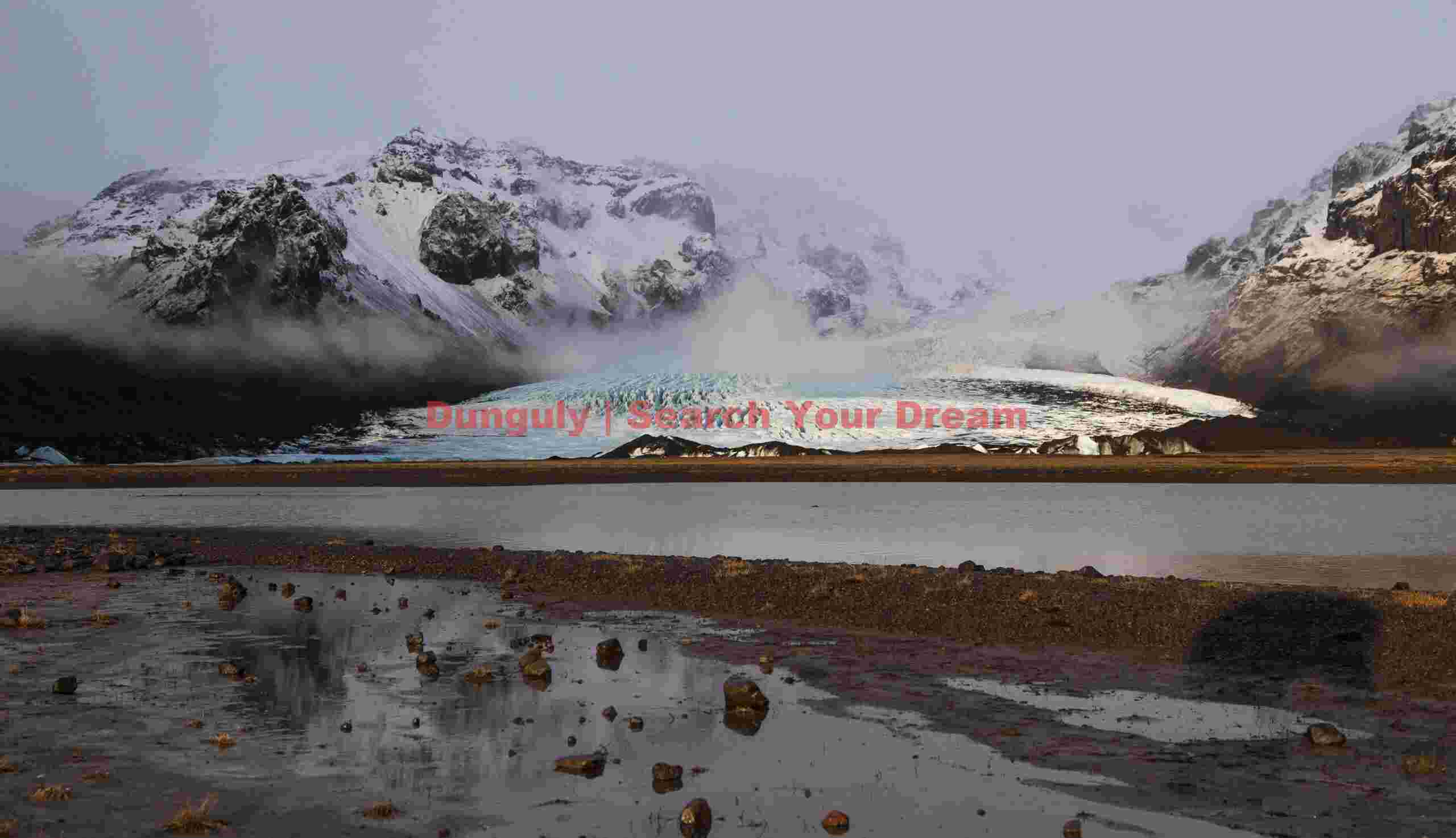 Glacial Ice Formation at Glacier light