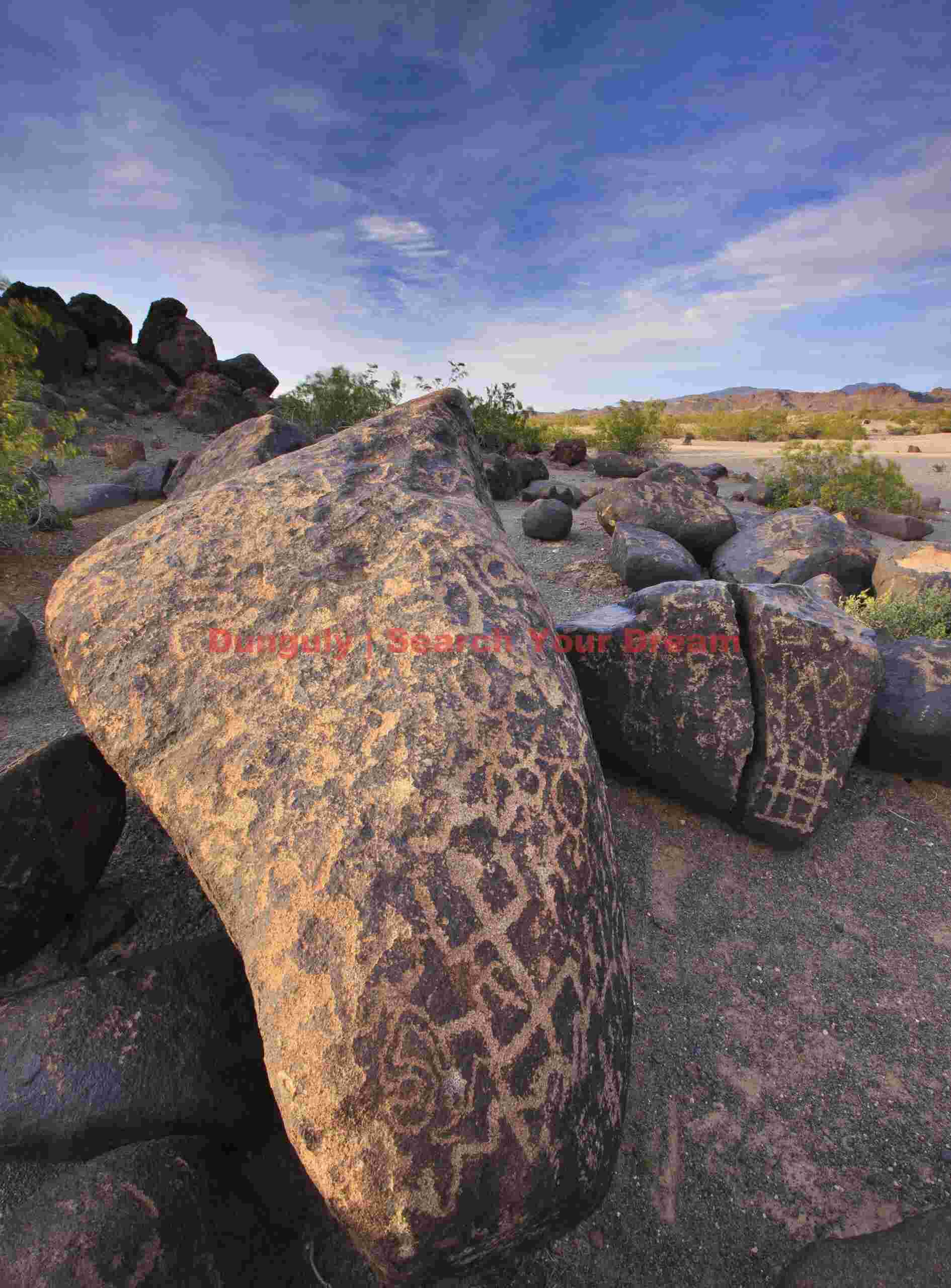 High Density Petroglyphs at Painted Rocks