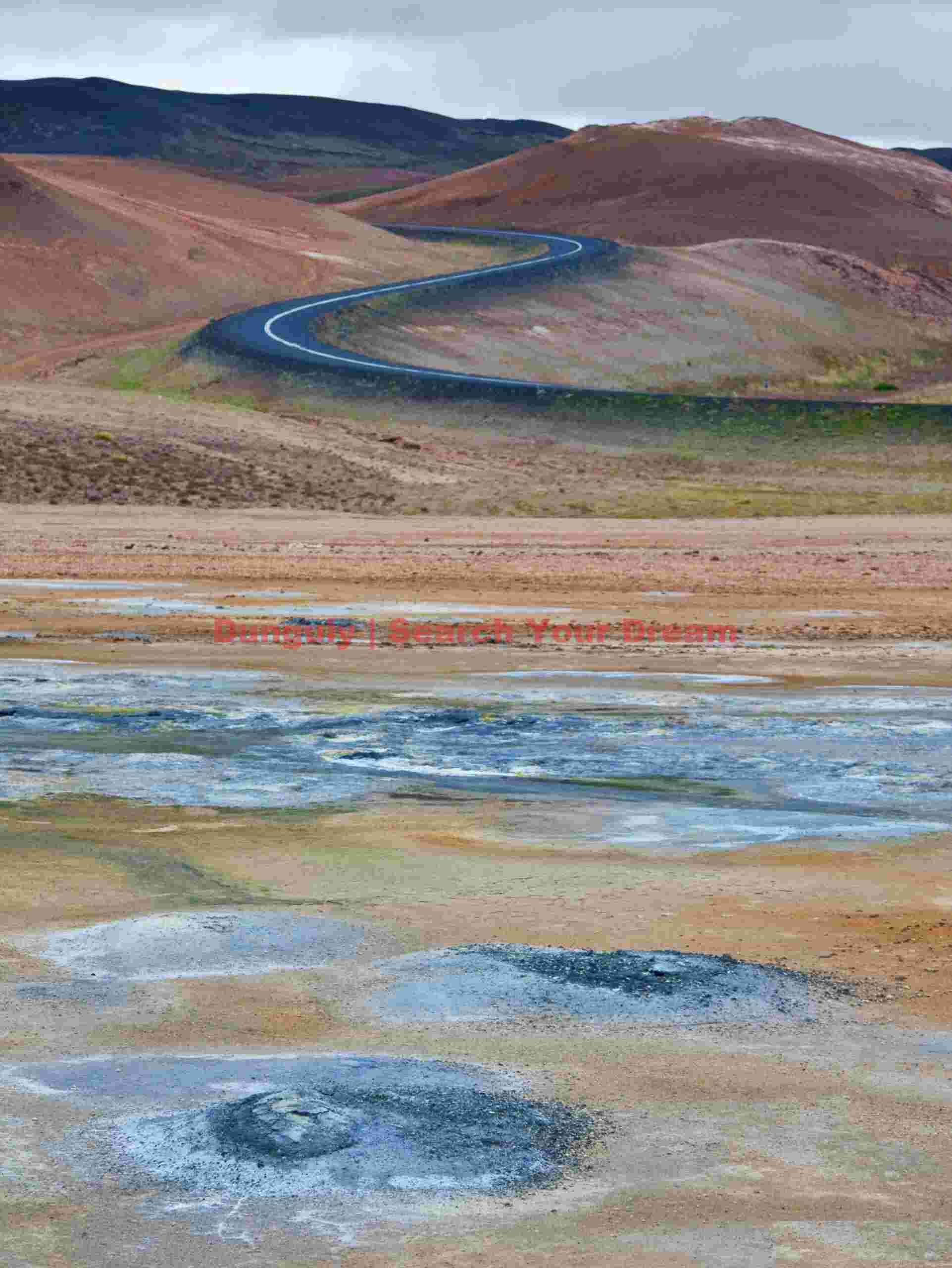 Geothermal Wonders: Highway 1 through Hyerir geothermal area
