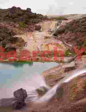 Glacial Ice Formation at Hot springs, Hveravellir