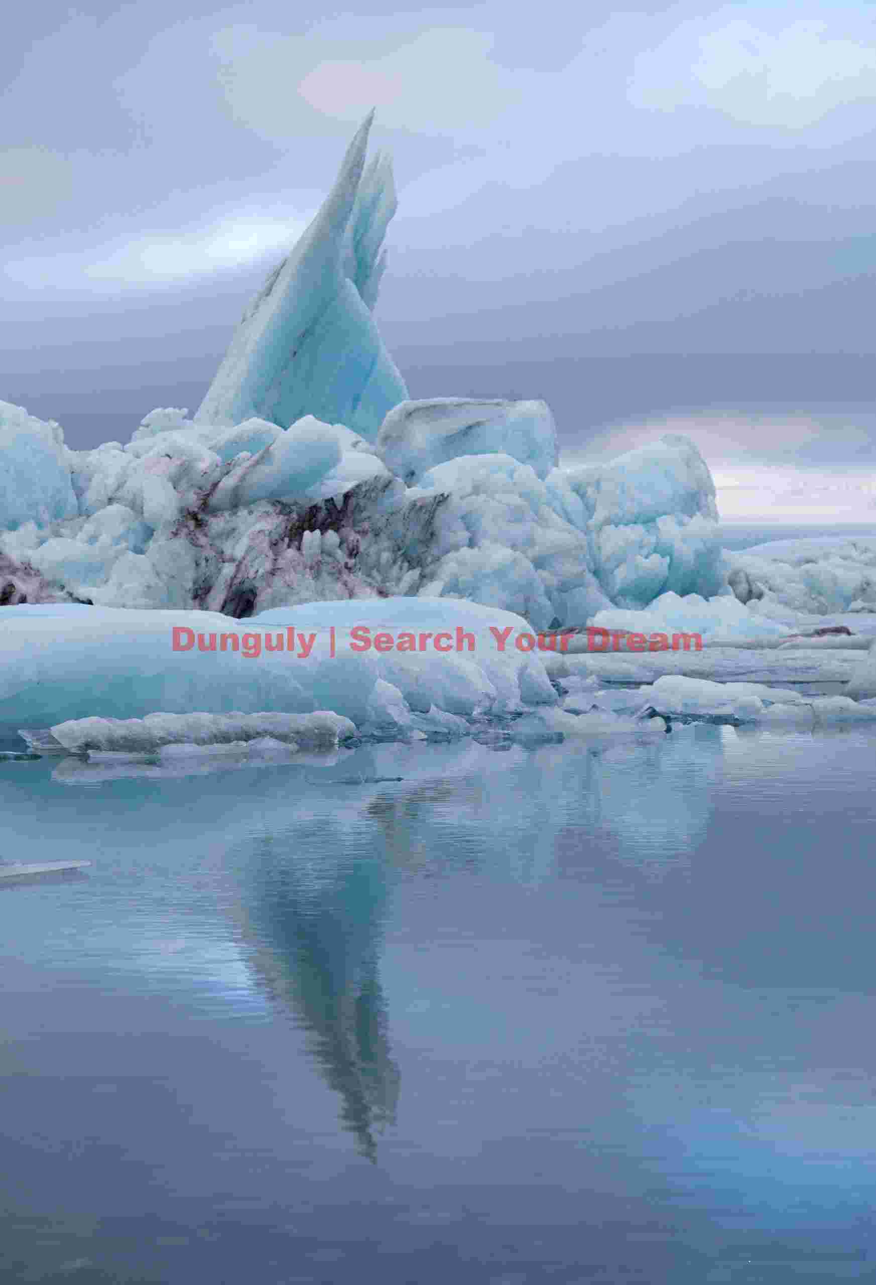 Glacial Ice Formation at Ice shard