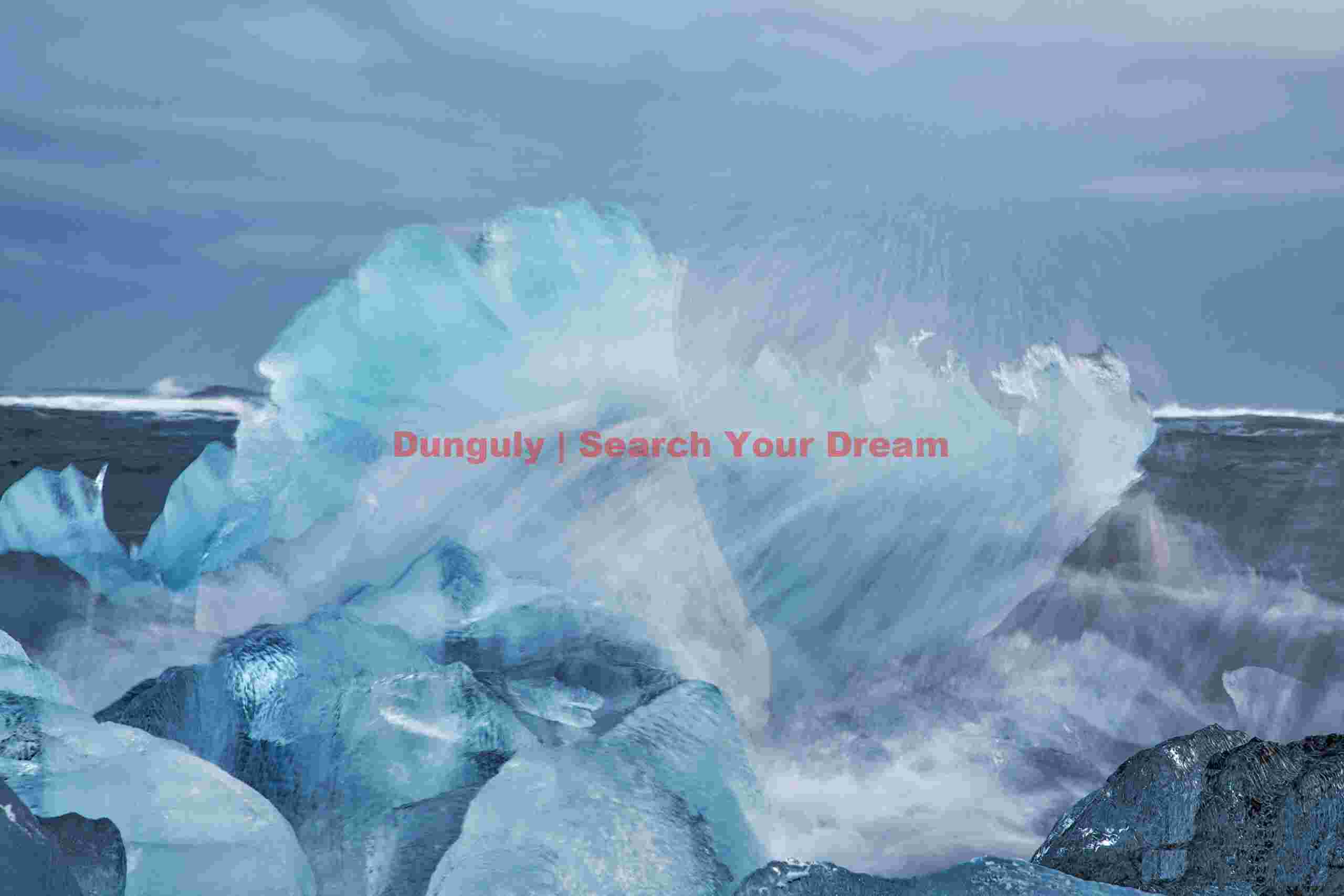 Glacial Ice Formation at Jokelbergs in surf #1, Jokulsa beach, South Iceland