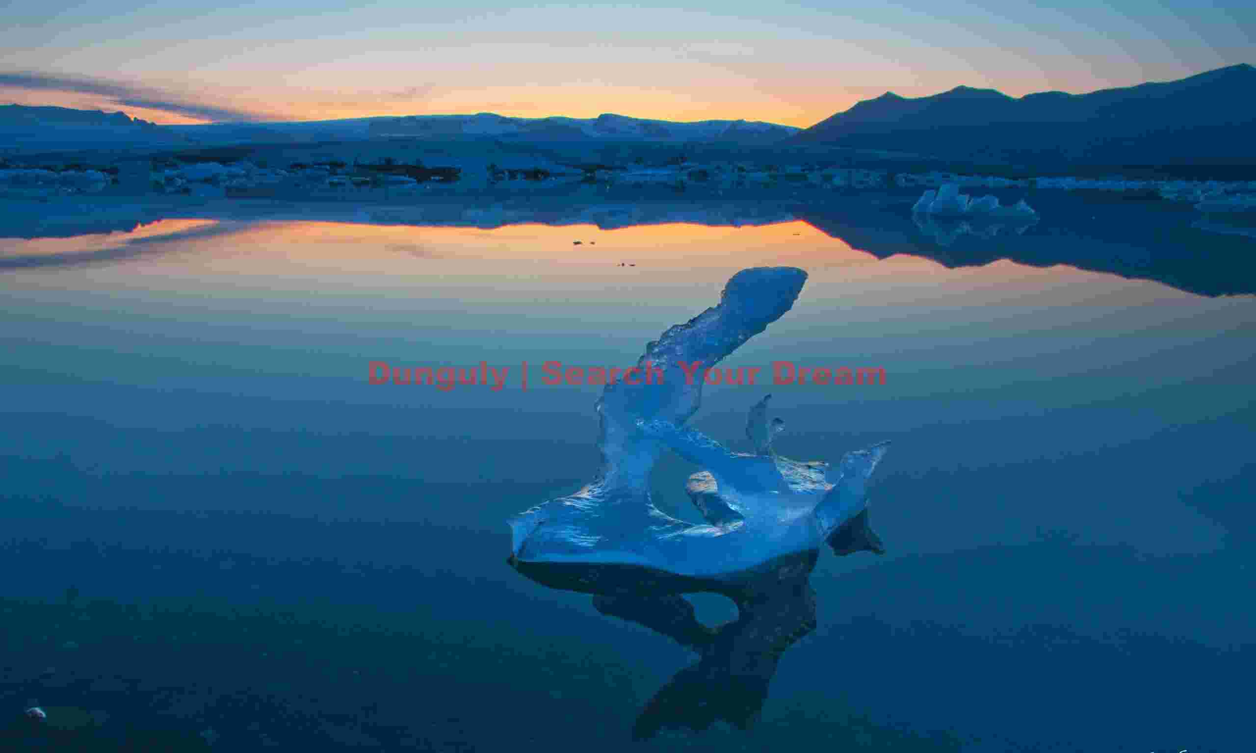 Glacial Ice Formation at Jokulsarlon - calf ice
