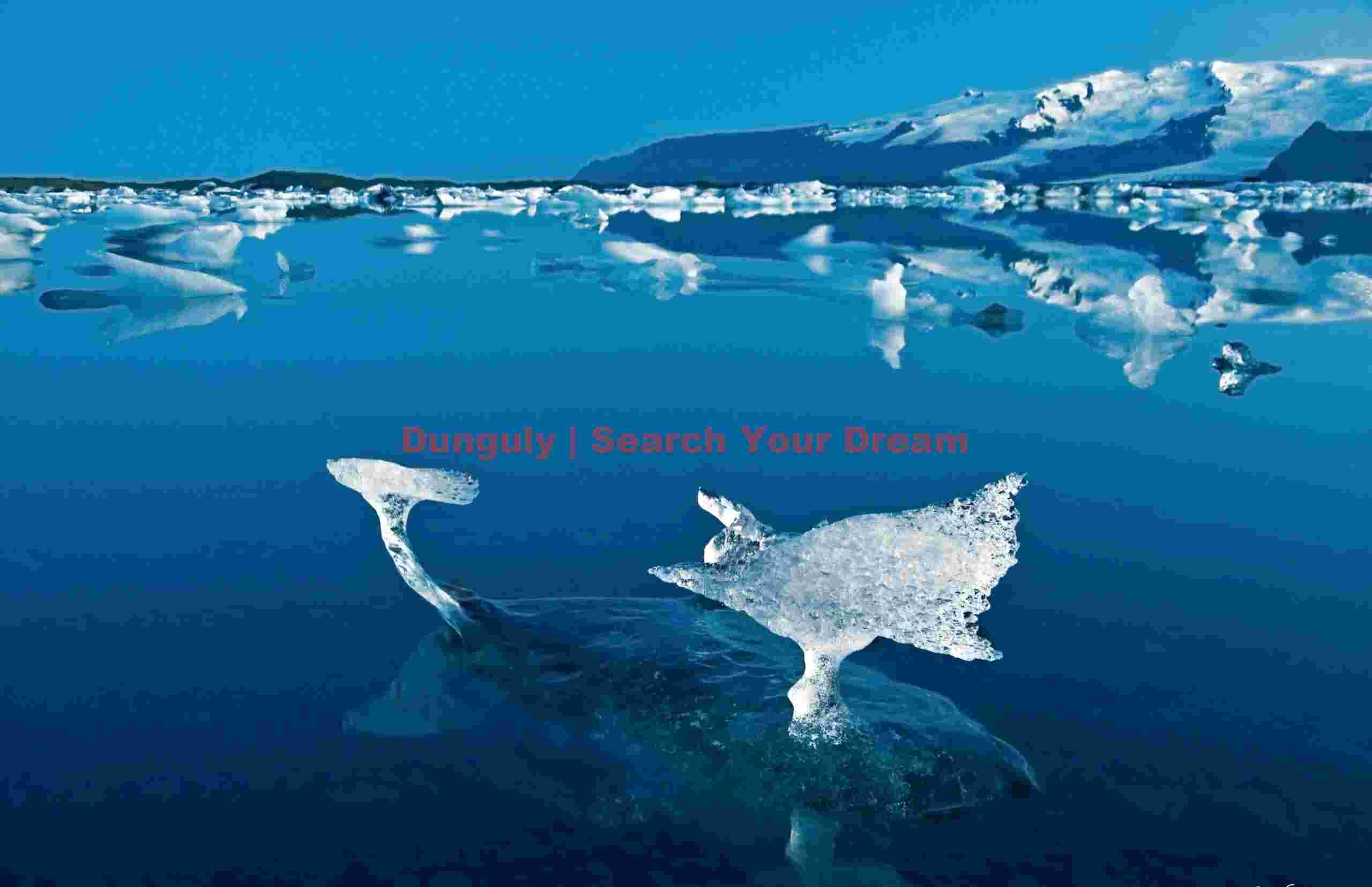 Glacial Ice Formation at Jokulsarlon - ice wings