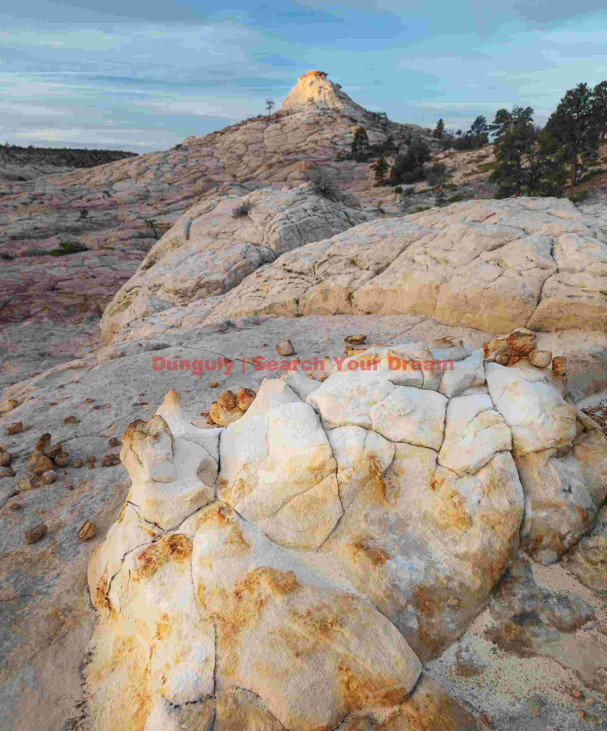 Textured Desert Monument