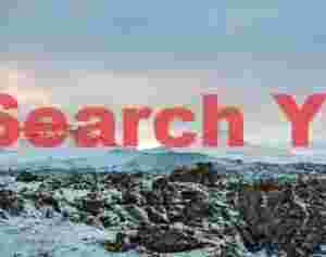 Glacial Ice Formation at Lava field above Djupalonsandur