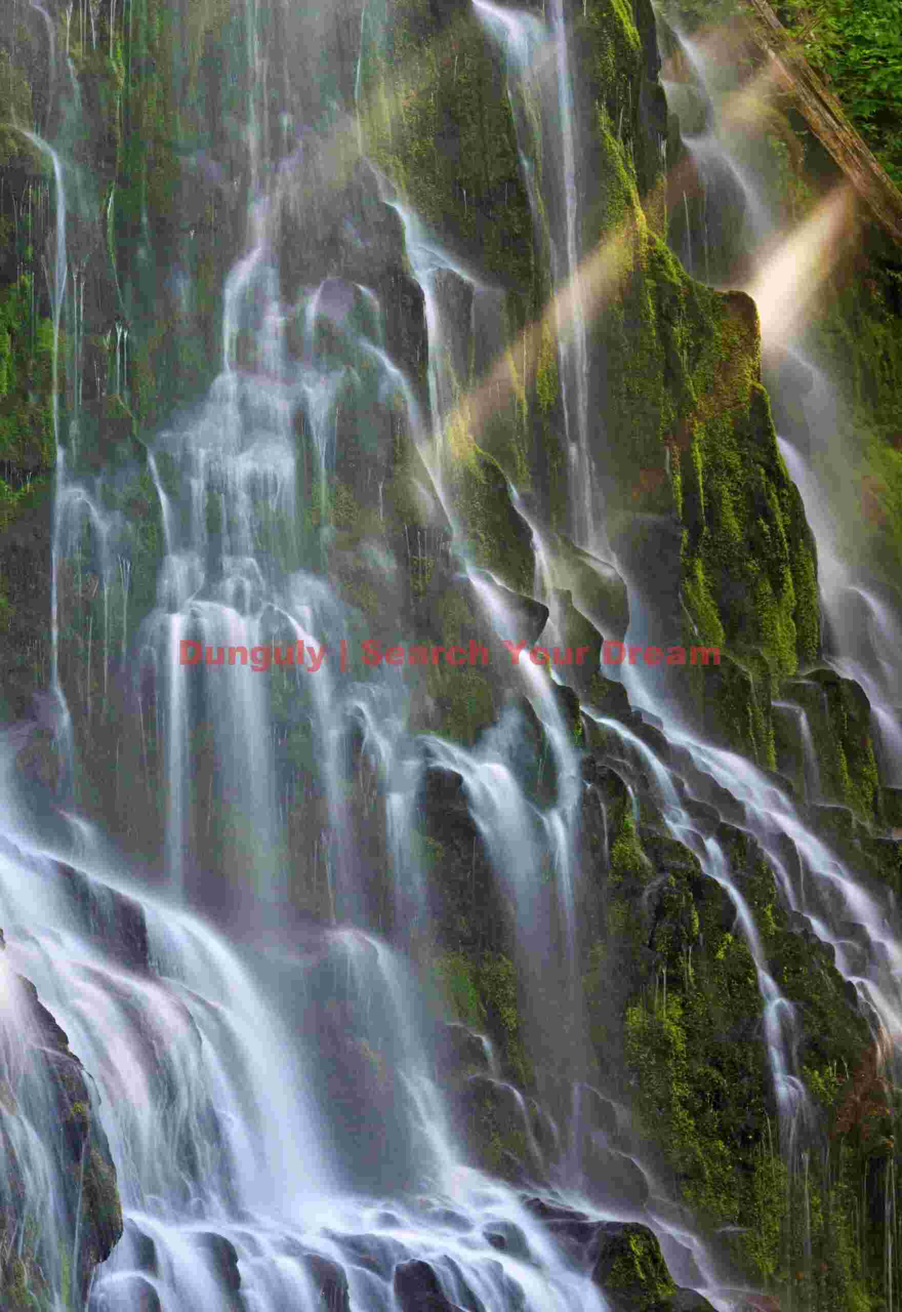 Radiant Waterfall Beams