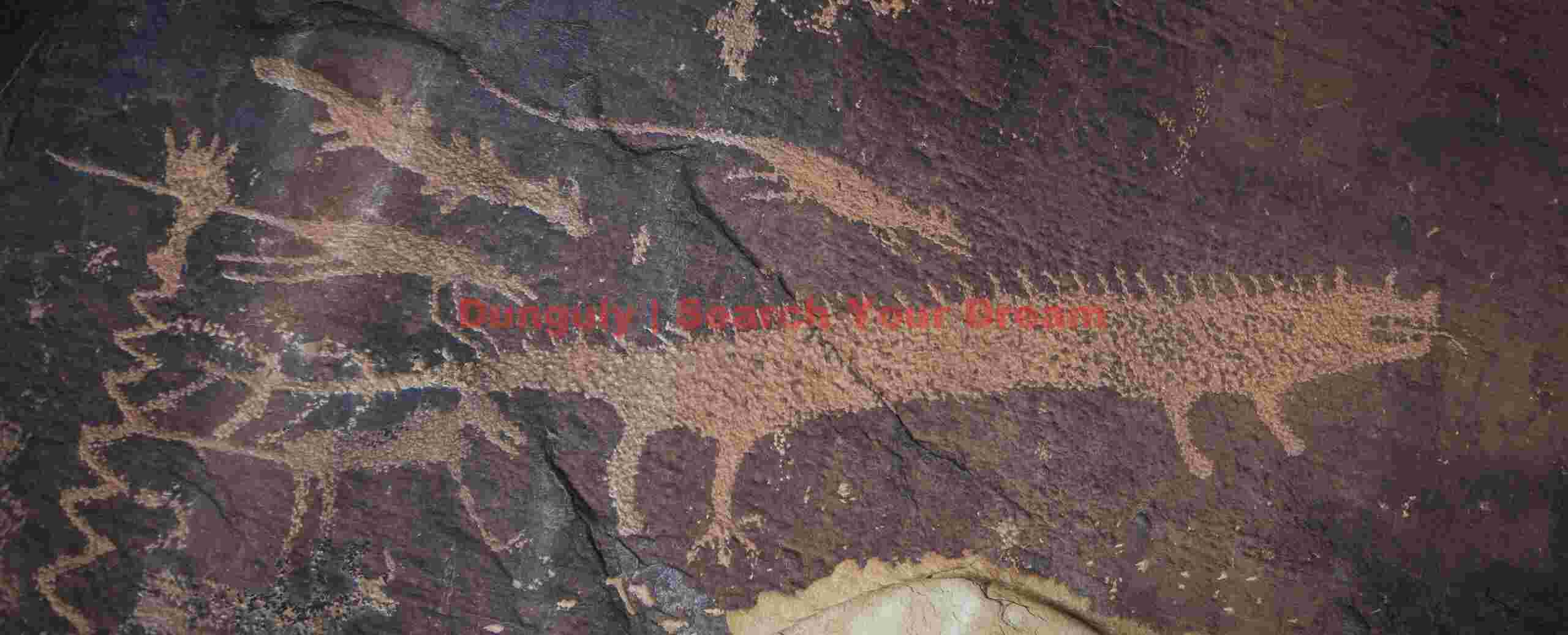 Lizard Petroglyph at Parowan Gap